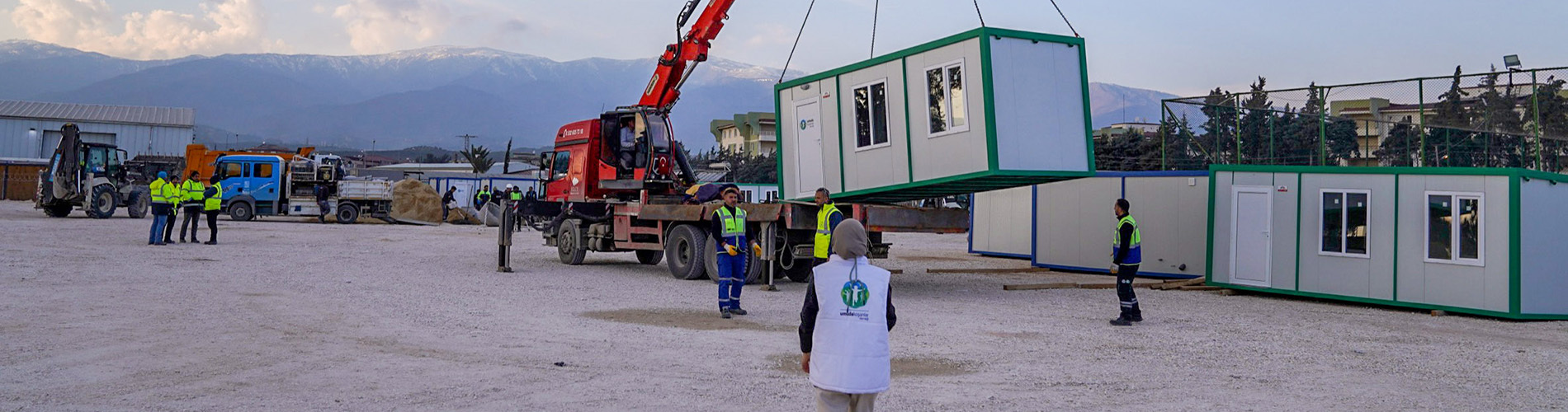 İlk Konteynerlerimiz Hatay'da