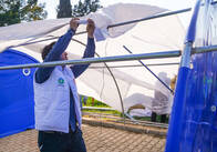 Deprem Bölgesinde Çadırlarımızı Kurduk