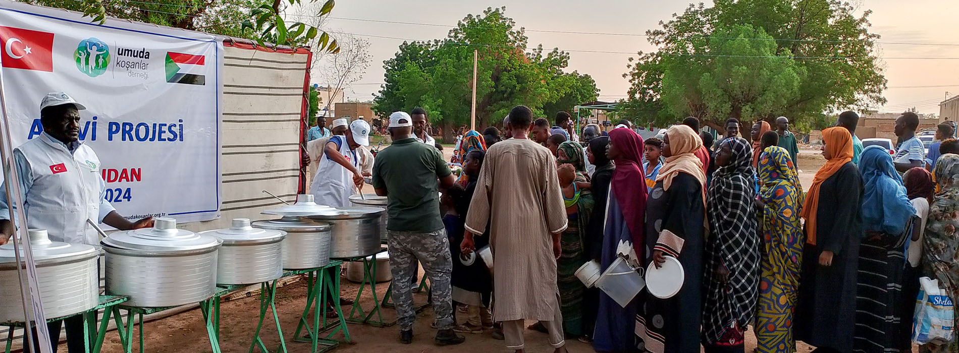 Sudan Aşevimizden Binlerce İç Göçmen Faydalanıyor.