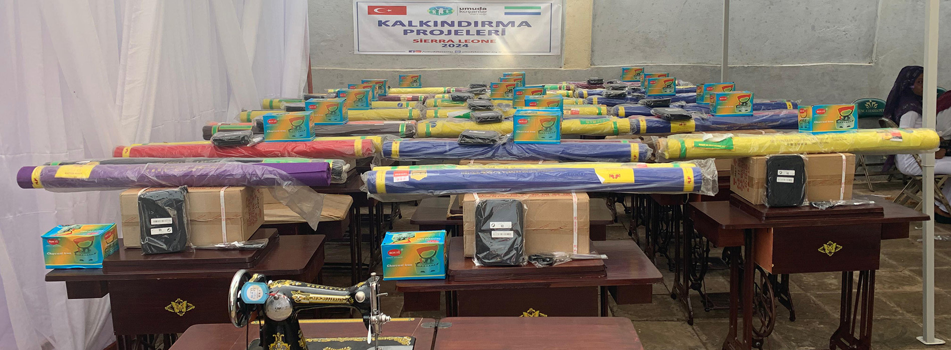 Sierra Leone’de Dikiş Makinesi Projemizle Kadın İşgücünü Destekledik