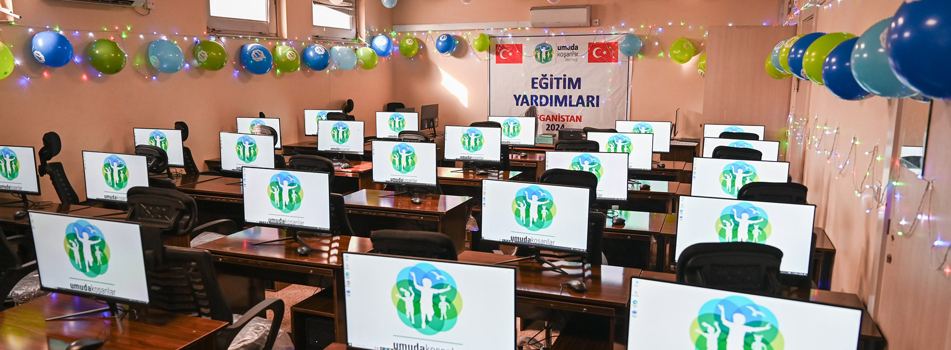 Afganistan Kabil’de Bilgisayar Sınıfı Kurduk