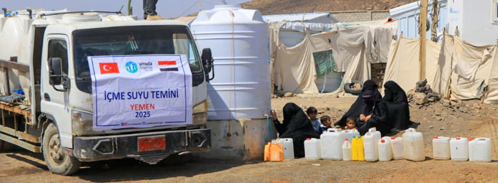 Mülteci Kamplarına İçme Suyu Ulaştırdık | Umuda Koşanlar Derneği