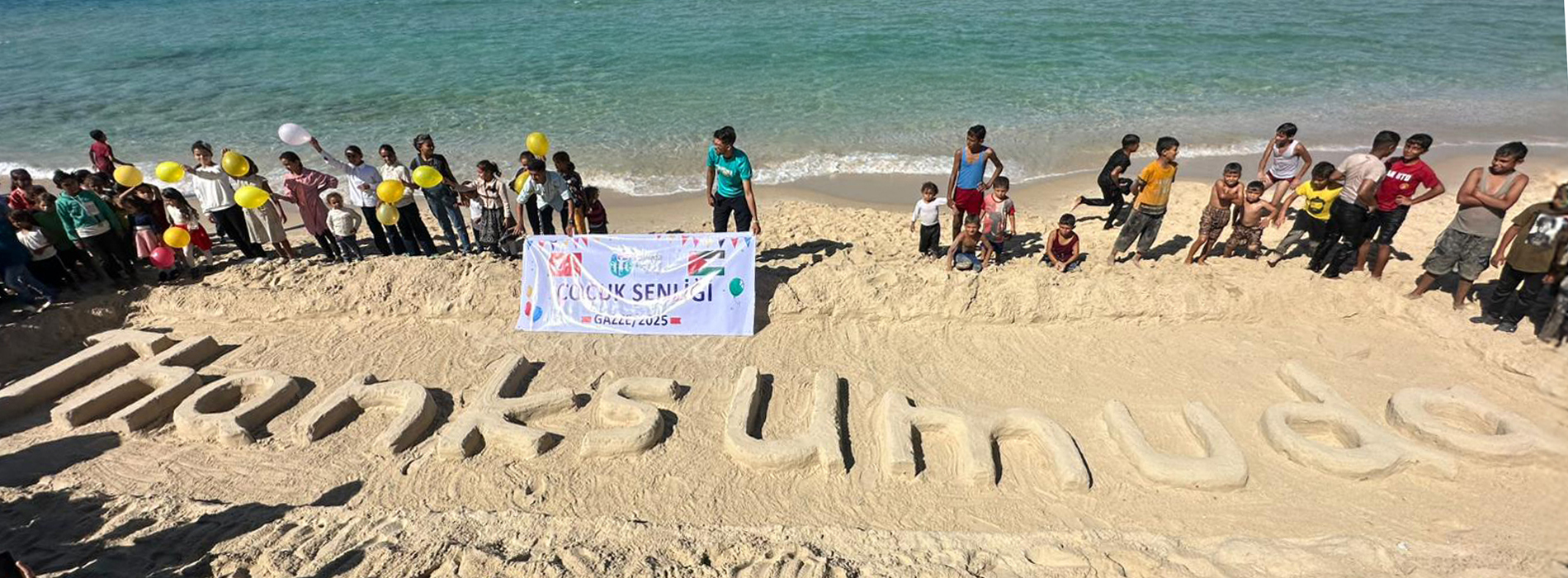 Gazze’de Çocuk Şenlikleri Gerçekleştirdik | Umuda Koşanlar Derneği