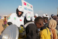 Sudan’da Yerinden Edilmiş Ailelere Acil Yardım Ulaştırdık