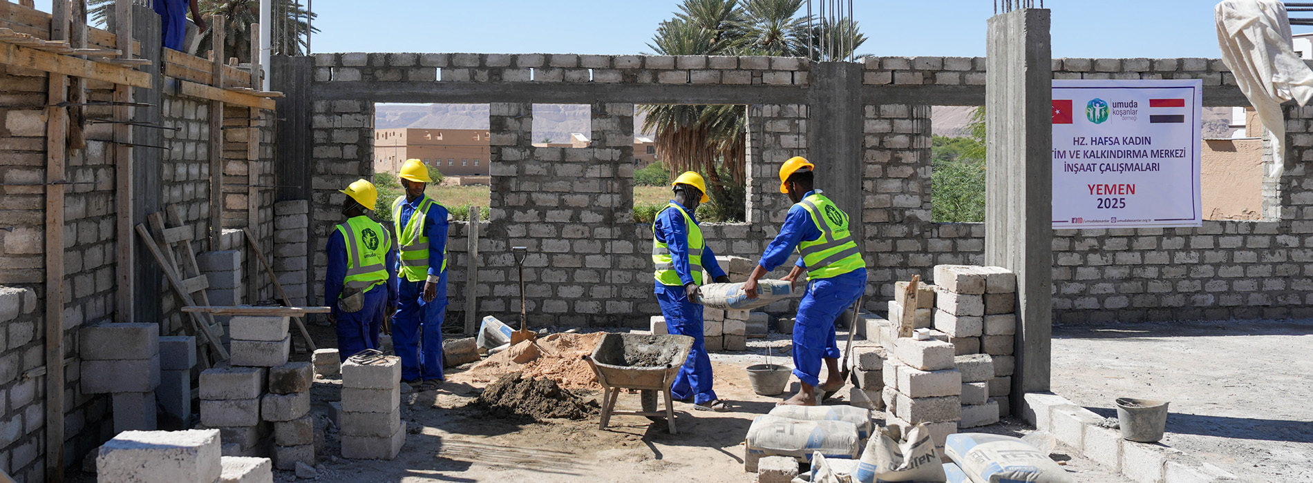 Hz. Hafsa Kadın Eğitim ve Kalkındırma Merkezi İnşaatı Devam Ediyor