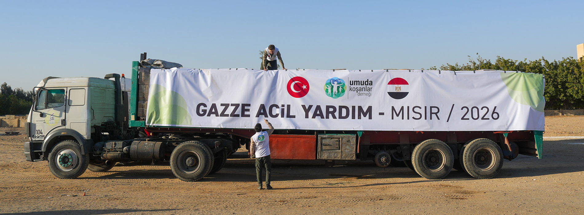 Refah Sınırından Gazze’ye Yardım Tırı Gönderdik