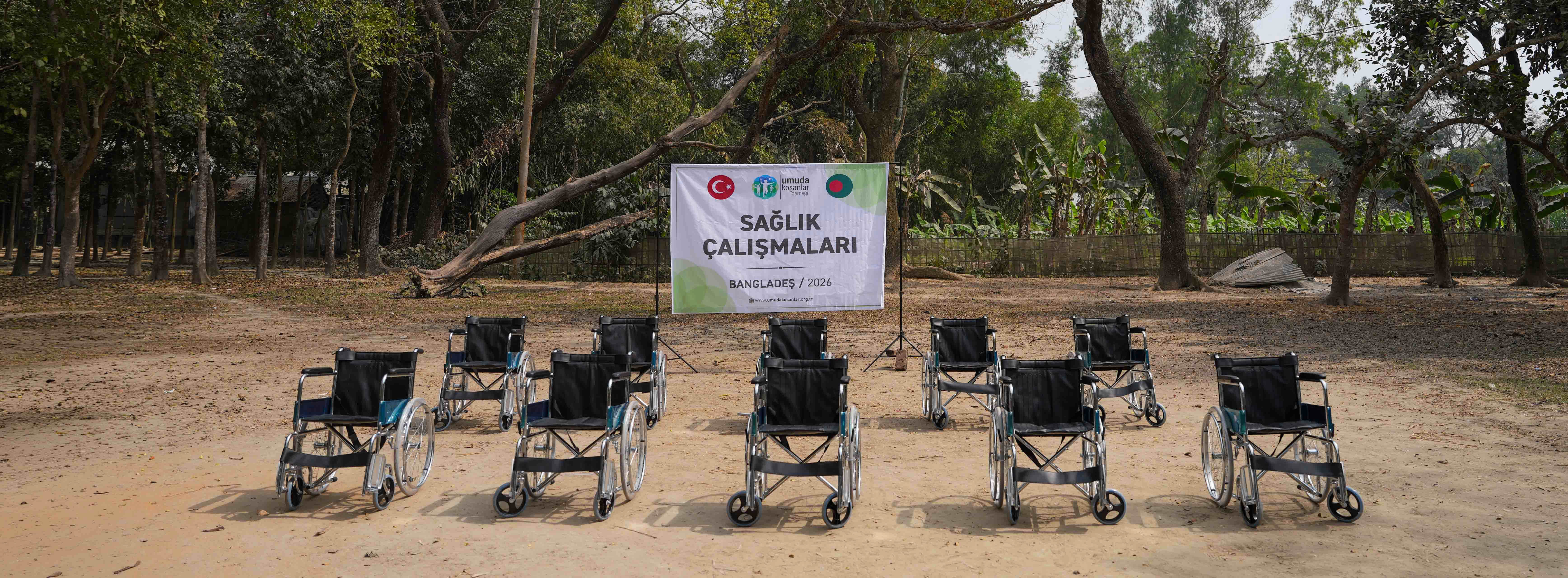 Bangladeş’te Tekerlekli Sandalye Desteği Sağladık