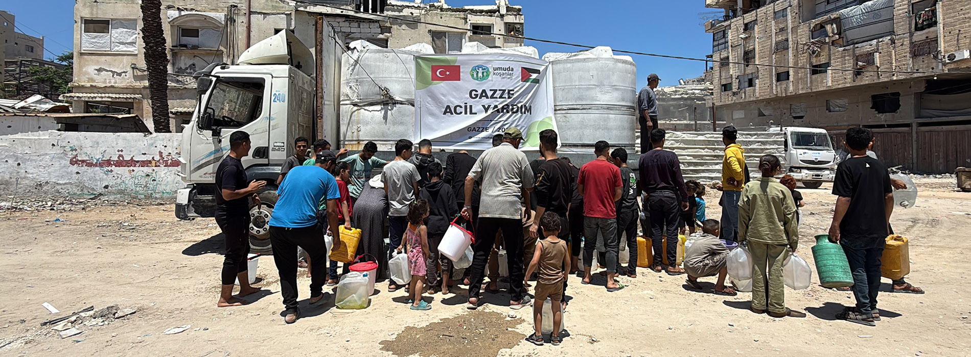 Gazze’ye Mayıs Ayında 2 Ton Temiz Su Ulaştırdık